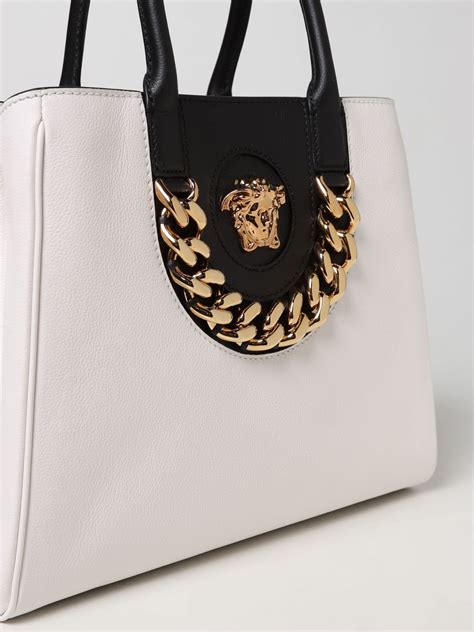 bolso versace blanco|Versace Bolsos Moda Mujer .